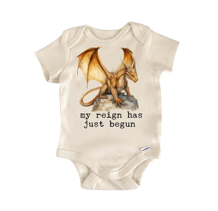 Red Dragon Reign - Baby Boy Girl Clothes Infant Bodysuit Funny Cute Newborn  Funny Cute Onesie® | North Fork Forager LLC