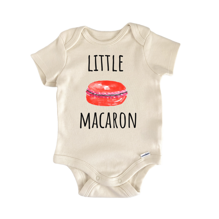 Red Macaron Pastry French Dessert Baby Gift Baby Onesie®