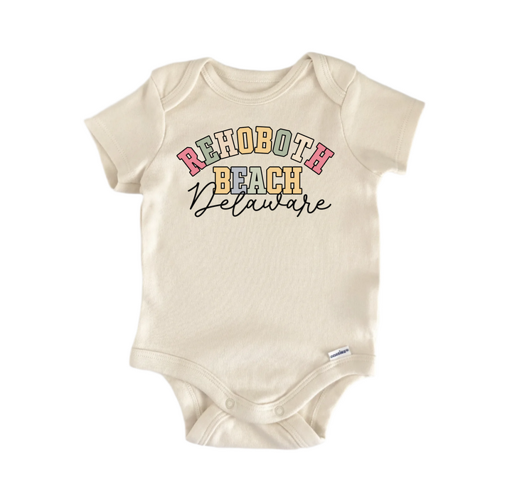 Rehoboth Beach Delaware -  Baby Boy Girl Clothes  Bodysuit Funny Cute