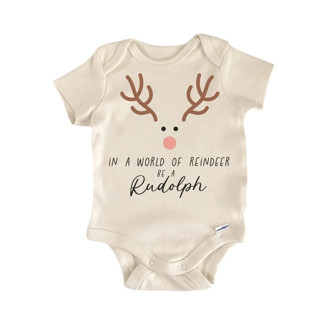 Reindeer Rudolph - Baby Boy Girl Clothes Infant Bodysuit Funny Cute Newborn  Funny Cute Onesie® | North Fork Forager LLC