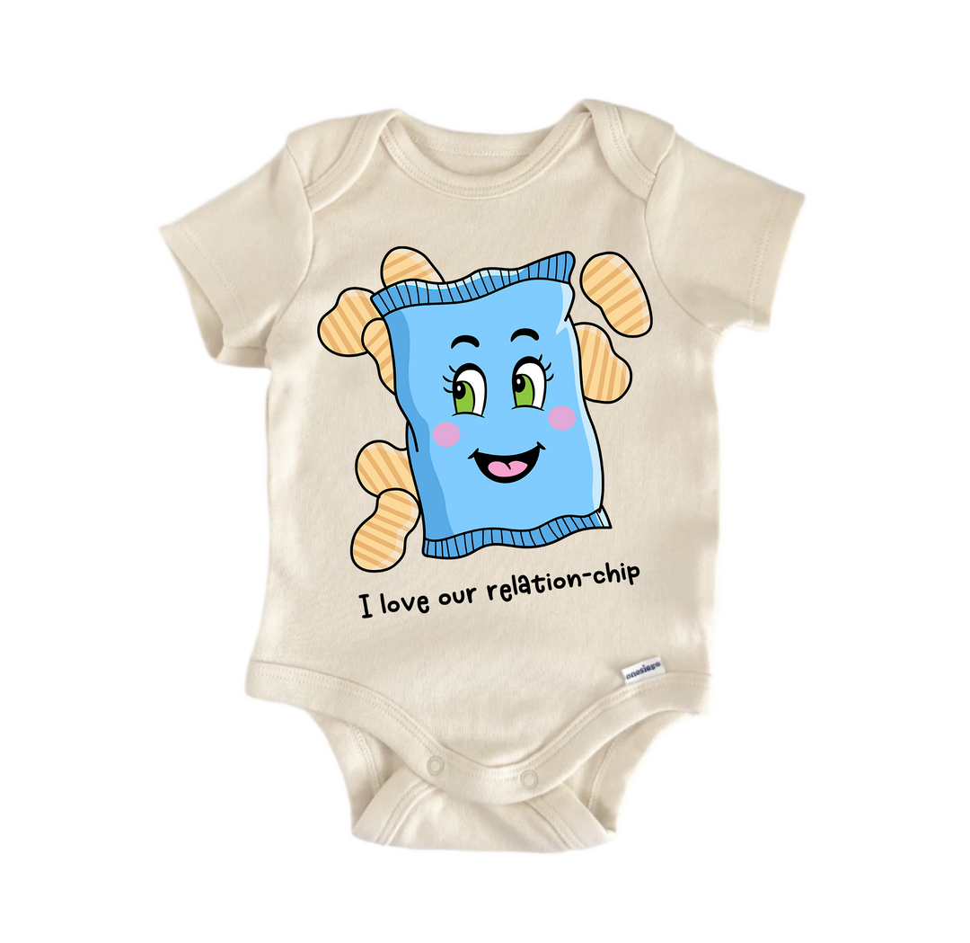 Relation Chip Best Friends Bff Bestie Valentine's Day -  Baby Boy Girl Bodysuit  Funny Cute Onesie® | North Fork Forager LLC