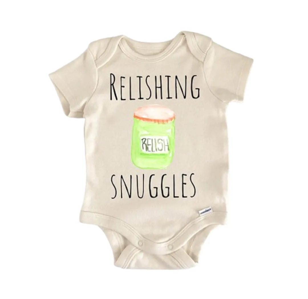 Relish Bbq Barbeque Burger - Baby Boy Girl Clothes Infant Bodysuit Funny  Funny Cute Onesie® | North Fork Forager LLC