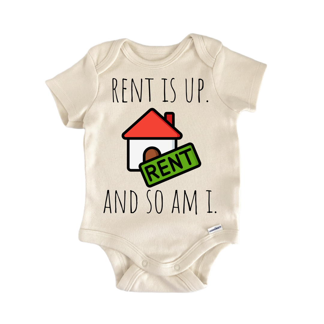 Rent Landlord Tenant - Baby Bodysuit  Funny Cute Onesie® | North Fork Forager LLC