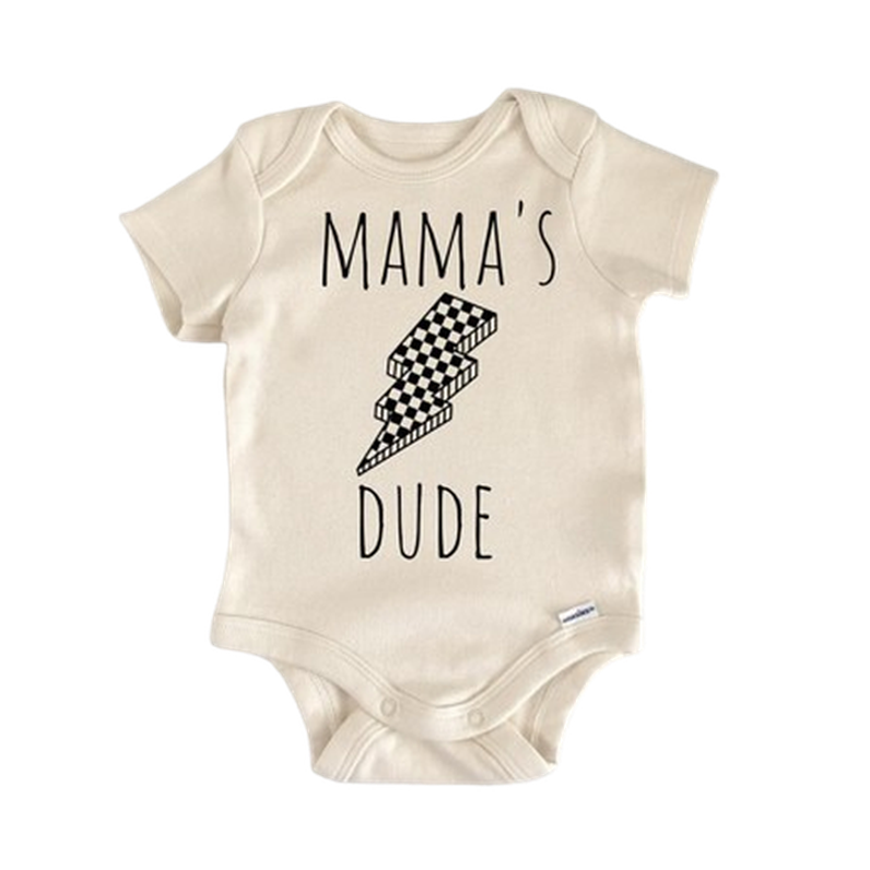 Retro Lightning Mama  - Baby Boy Girl Clothes Infant Bodysuit Funny Cute Newborn  Funny Cute Onesie® | North Fork Forager LLC
