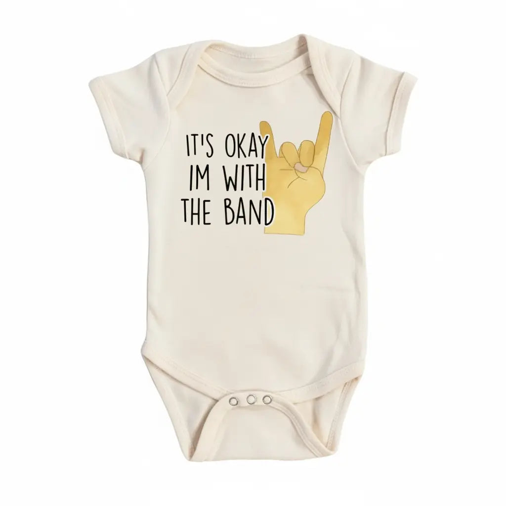 Rock Band - Baby Boy Girl Clothes Infant Onesie® Funny Cute Newborn 1B GS1  Funny Cute Onesie® | North Fork Forager LLC