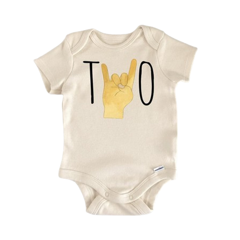 Rock And Roll Two Birthday - Baby Boy Girl Clothes Infant Bodysuit Funny Cute Newborn  Funny Cute Onesie® | North Fork Forager LLC
