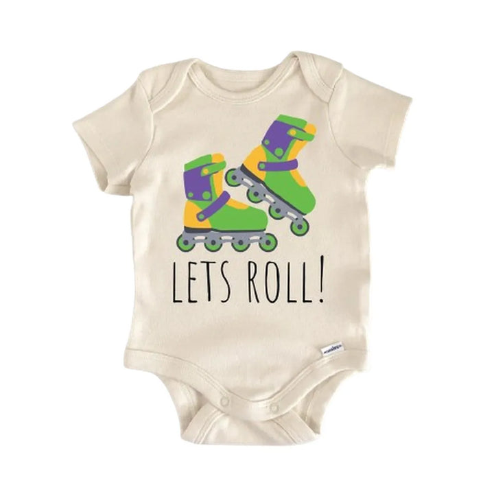 Roller Skate Inline - Baby Boy Girl Clothes Infant Onesie® Funny Cute Newborn GS1 BBY  Funny Cute Onesie® | North Fork Forager LLC