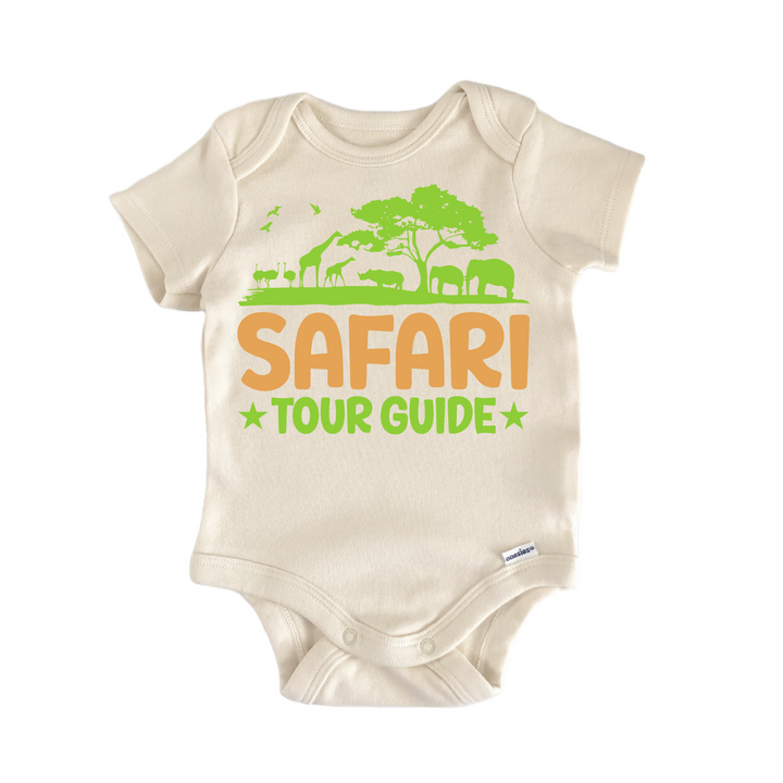Safari Tour Guide Africa - Baby Bodysuit  Funny Cute Onesie® | North Fork Forager LLC
