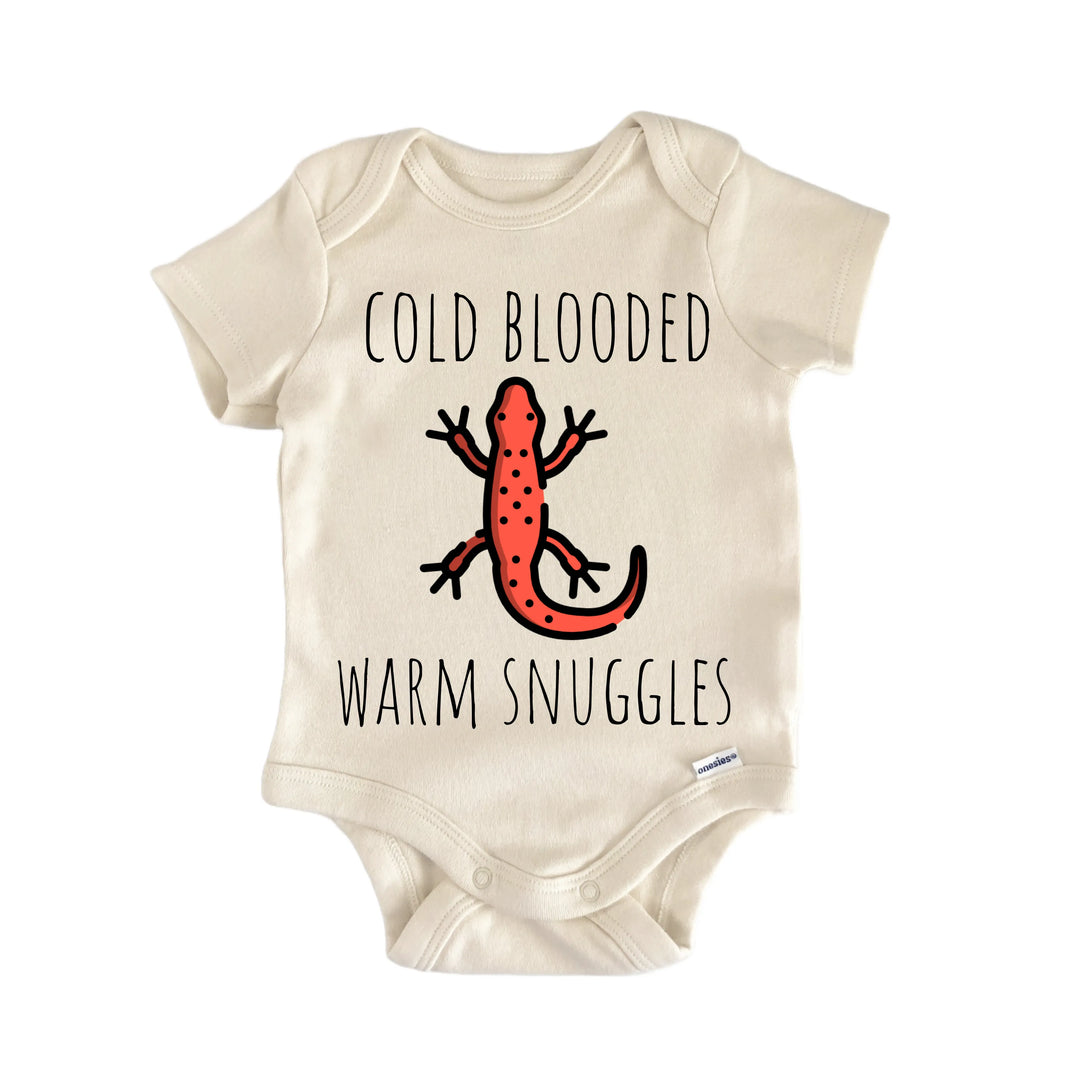 Salamander Lizard Reptile - Baby Bodysuit  Funny Cute Onesie® | North Fork Forager LLC