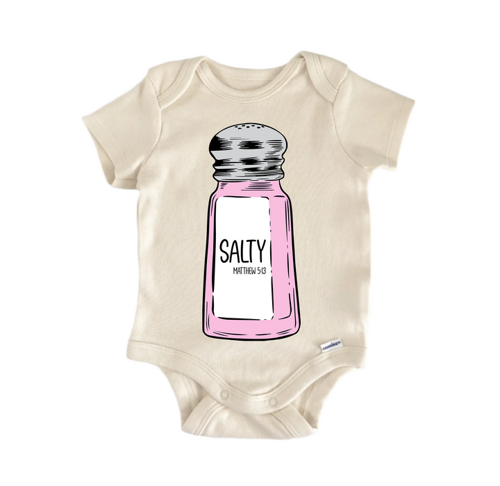 Salty Matthew Jesus Religious God Christian -  Baby Boy Girl Clothes  Bodysuit