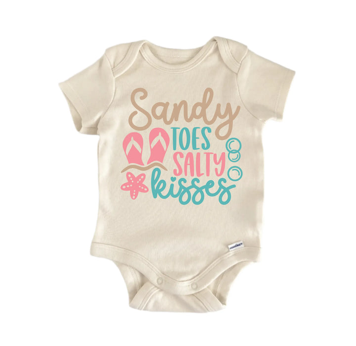Sandy Toes Beach Summer - Baby Boy Girl Clothes Infant Bodysuit Funny Cute  Funny Cute Onesie® | North Fork Forager LLC