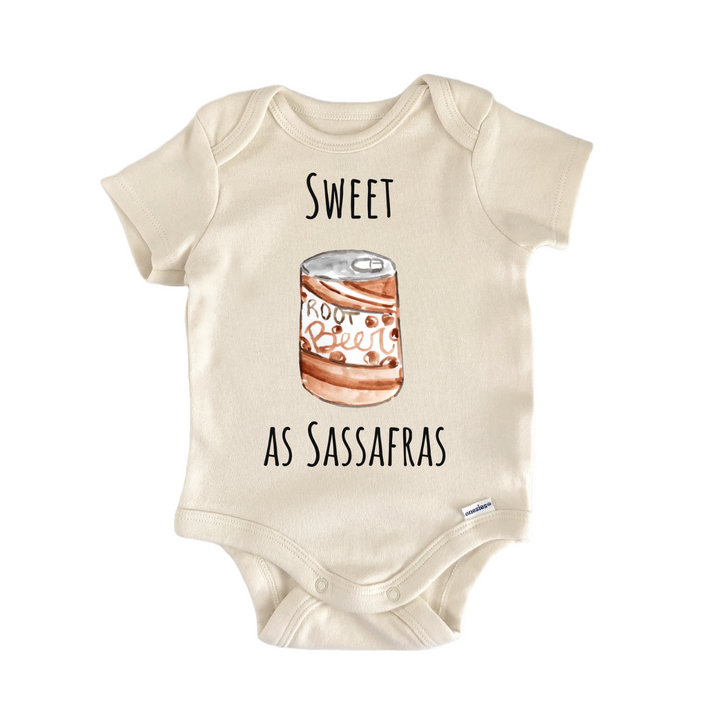 Sassafras Root Beer Drink Soda Pop Baby Gift Baby Onesie®