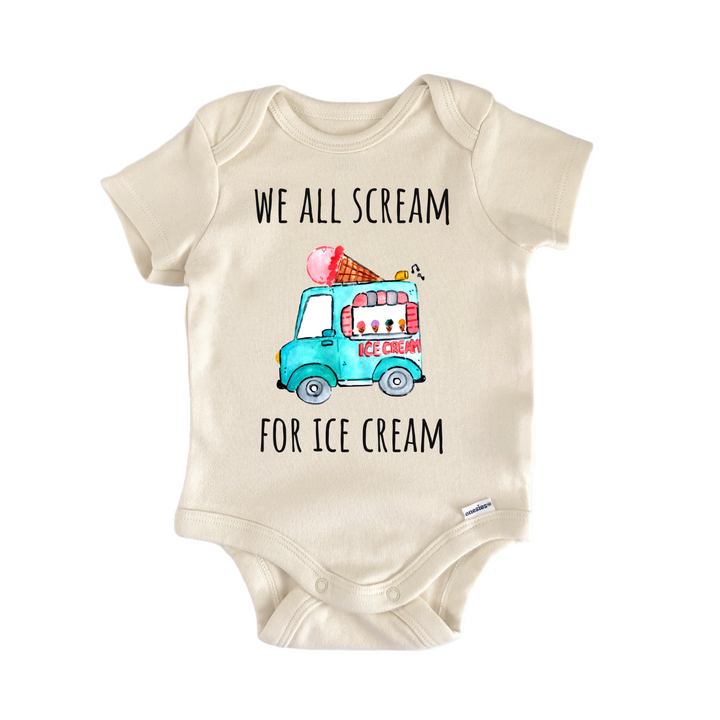 Scream For Ice Cream Dessert Summer Baby Gift Baby Onesie®