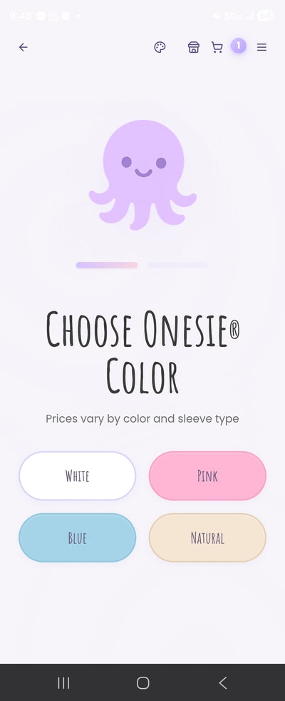 Inky Baby app screenshot