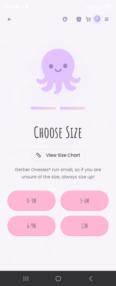 Inky Baby app screenshot
