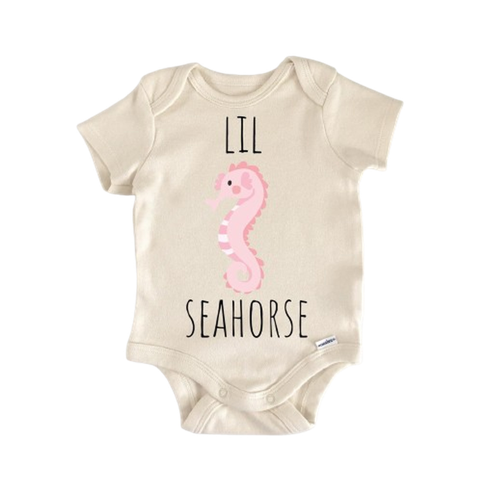 Seahorse Sea Horse Ocean - Baby Boy Girl Clothes Infant Bodysuit Funny Cute Newborn  Funny Cute Onesie® | North Fork Forager LLC