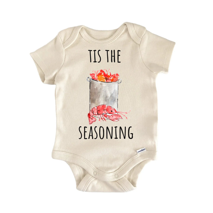 Seasoning Crawfish Boil Cajun Foodie Newborn Gift Baby Bodysuit