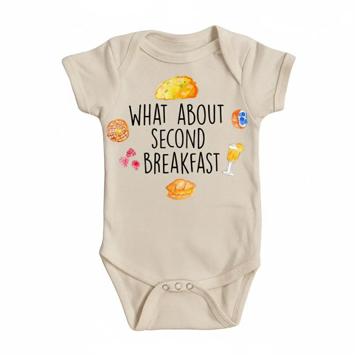Second Breakfast Fantasy - Baby Boy Girl Clothes Infant Bodysuit Funny Cute Newborn  Funny Cute Onesie® | North Fork Forager LLC
