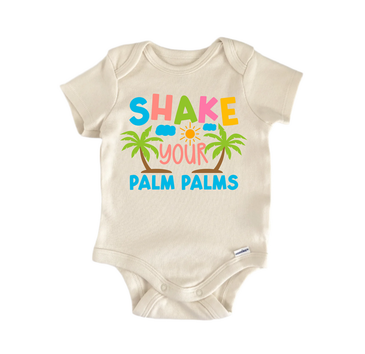 Shake Palm Palms Tropical Beach - Baby Boy Girl Clothes Infant Bodysuit Funny Cute