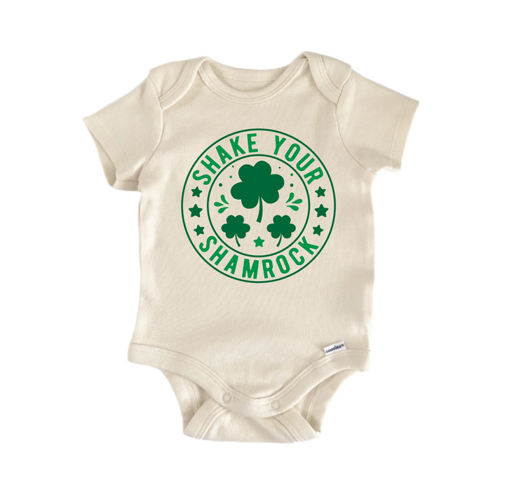 Shake Your Shamrock St Patrick's Day  -  Baby Boy Girl Clothes Bodysuit Funny Cute