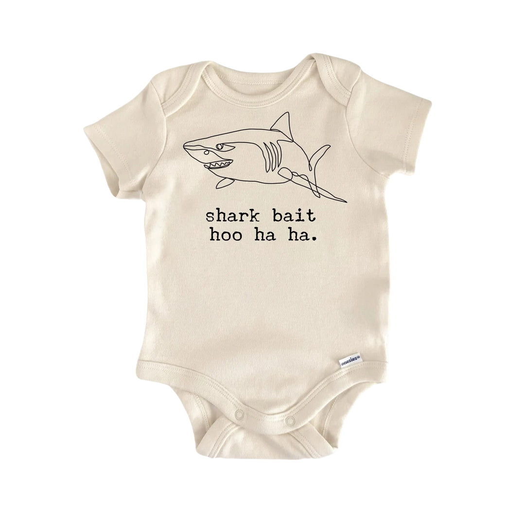 Shark Bait Ooh Ha Ha - Baby Boy Girl Clothes Infant Bodysuit Funny Cute Newborn  Funny Cute Onesie® | North Fork Forager LLC
