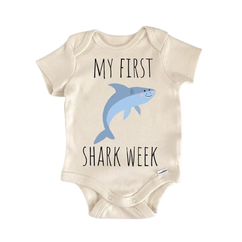Shark Ocean Fish - Baby Boy Girl Clothes Infant Bodysuit Funny Cute Newborn  Funny Cute Onesie® | North Fork Forager LLC