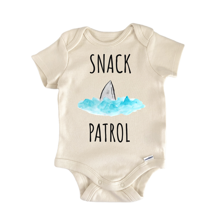 Shark Snack Patrol Ocean Fish Baby Gift Baby Onesie®