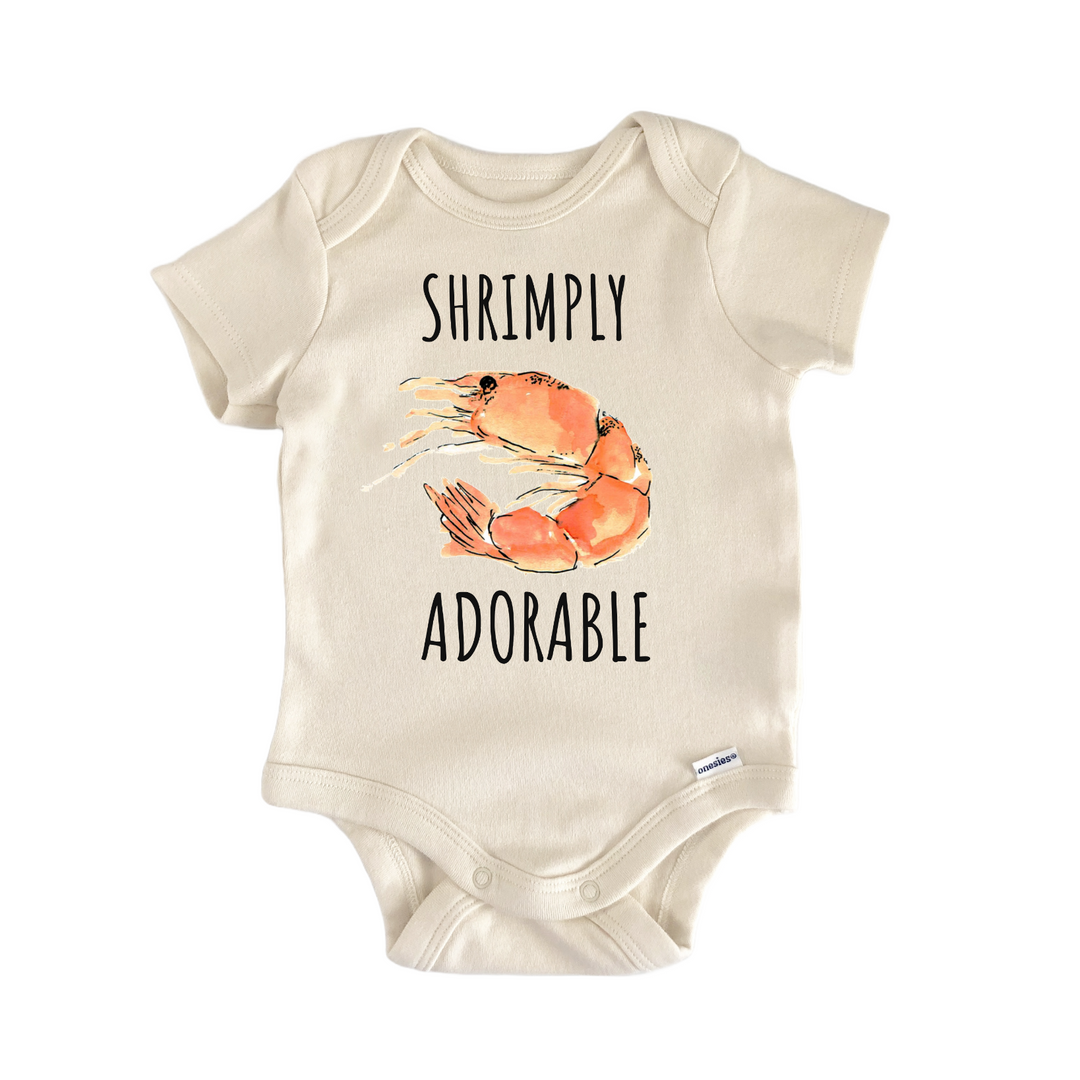 Shrimp Seafood Foodie Infant Gift Baby Bodysuit