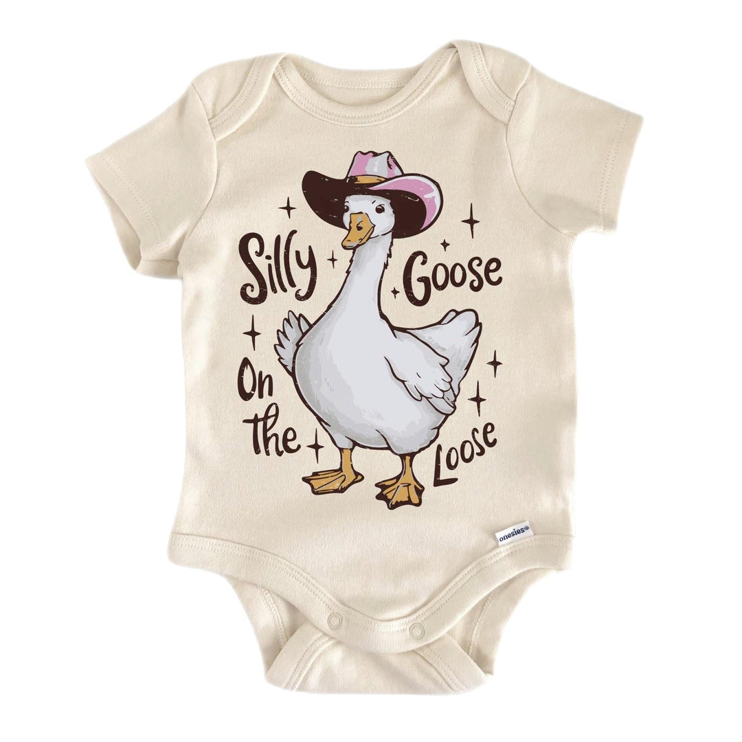 Silly Goose 1 - Baby Boy Girl Clothes Infant Onesie® Funny Cute Newborn GS1  Funny Cute Onesie® | North Fork Forager LLC