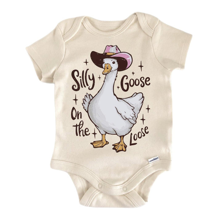 Silly Goose 1 - Baby Boy Girl Clothes Infant Onesie® Funny Cute Newborn GS1  Funny Cute Onesie® | North Fork Forager LLC