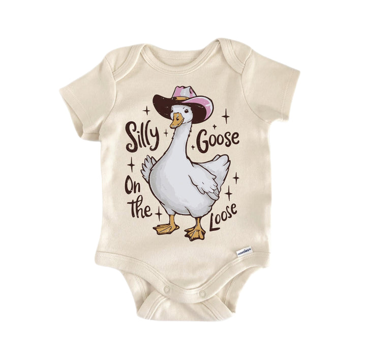 Silly Goose 1 - Baby Boy Girl Clothes Infant Bodysuit Funny Cute Newborn  Funny Cute Onesie® | North Fork Forager LLC