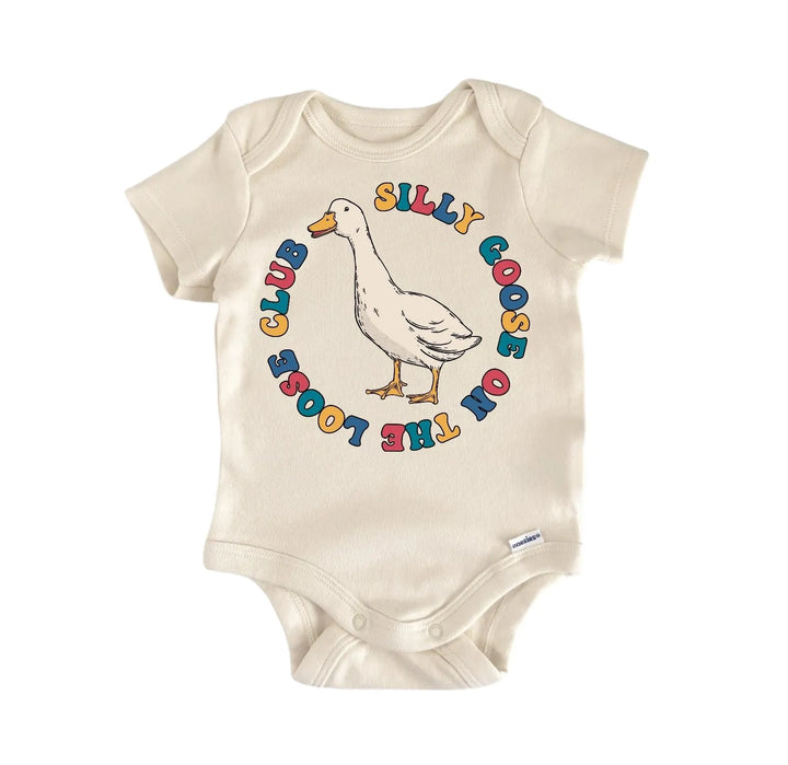 Silly Goose 4 - Baby Boy Girl Clothes Infant Bodysuit Funny Cute Newborn  Funny Cute Onesie® | North Fork Forager LLC