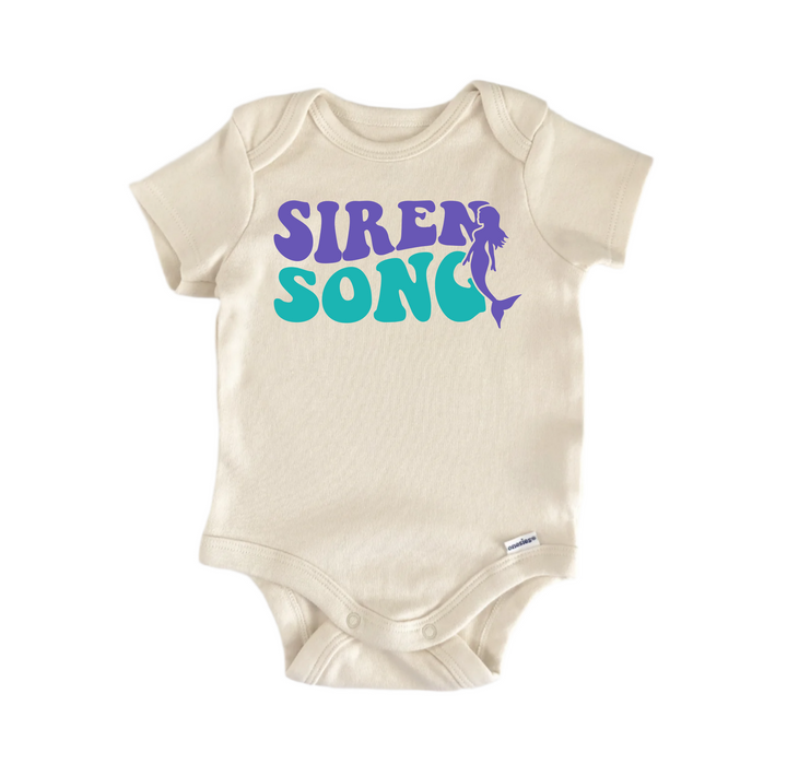 Siren Song Beach Mermaid -  Baby Boy Girl Clothes  Bodysuit Funny