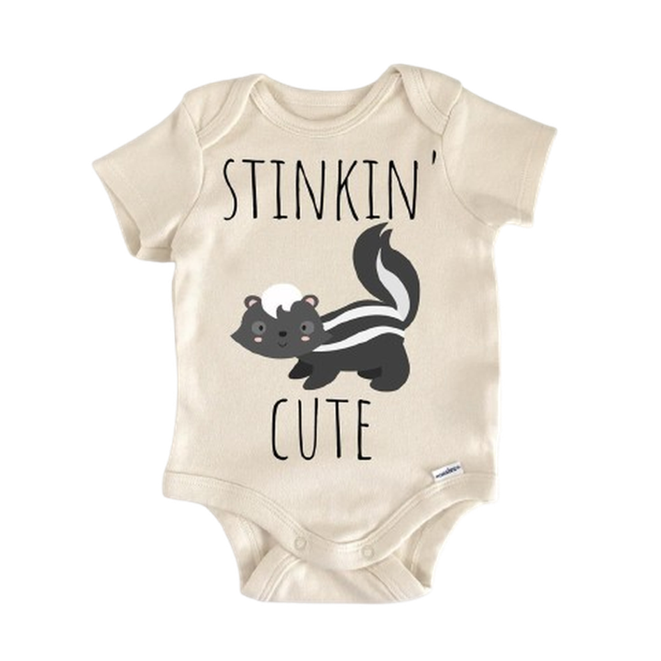 Skunk Stinker Animal - Baby Boy Girl Clothes Infant Bodysuit Funny Cute Newborn  Funny Cute Onesie® | North Fork Forager LLC