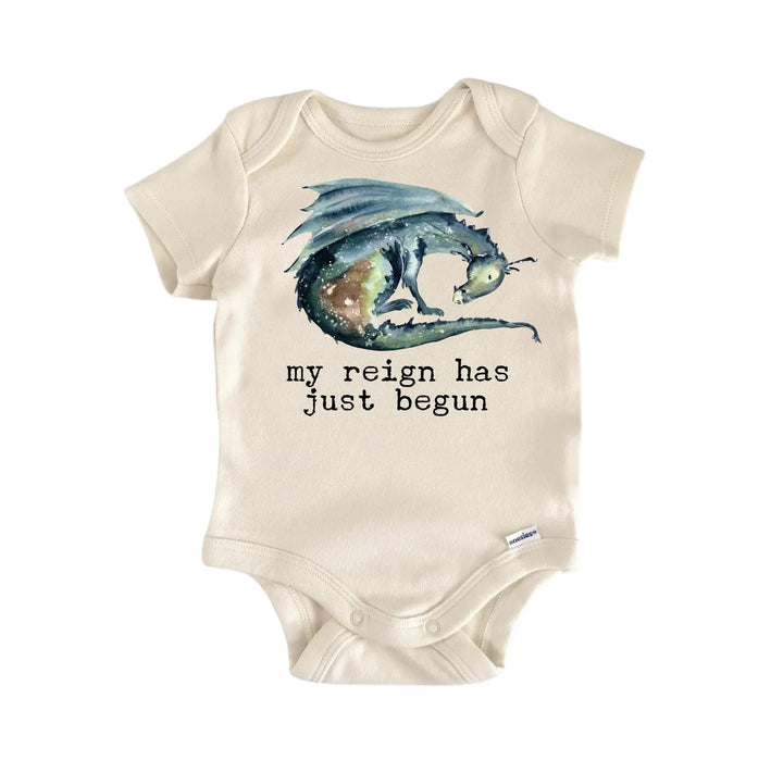 Sleeping Dragon Green - Baby Boy Girl Clothes Infant Onesie® Funny Cute Newborn GS1  Funny Cute Onesie® | North Fork Forager LLC