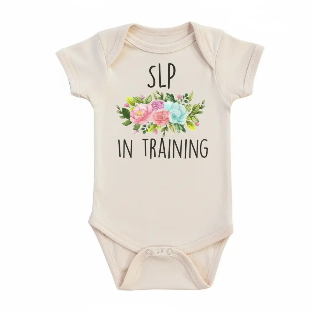 SLP Training s- Baby Boy Girl Clothes Infant Bodysuit Funny Cute Newborn  Funny Cute Onesie® | North Fork Forager LLC