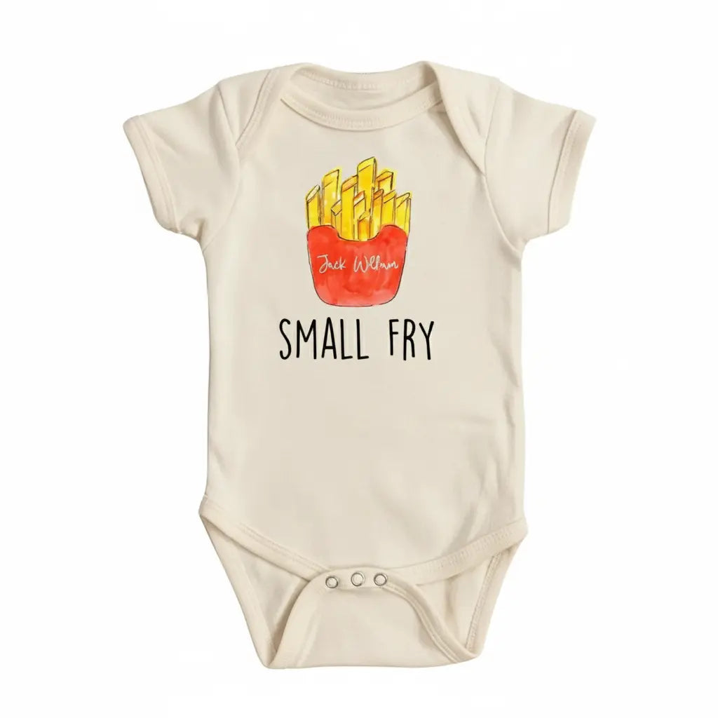 Small French Fry - Baby Boy Girl Clothes Infant Bodysuit Funny Cute Newborn  Funny Cute Onesie® | North Fork Forager LLC
