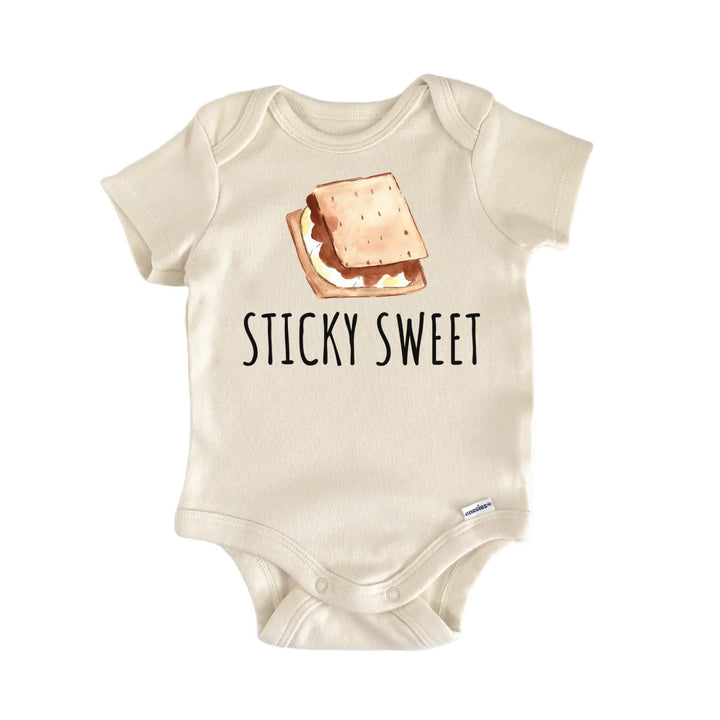 Smore Sticky Sweet Campfire Baby Gift Baby Bodysuit