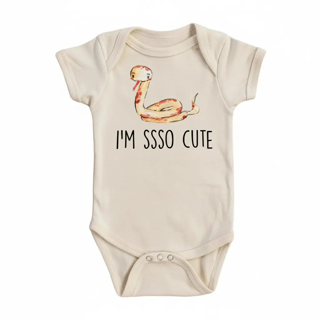 Snake Cute - Baby Boy Girl Clothes Infant Bodysuit Funny Cute Newborn  Funny Cute Onesie® | North Fork Forager LLC