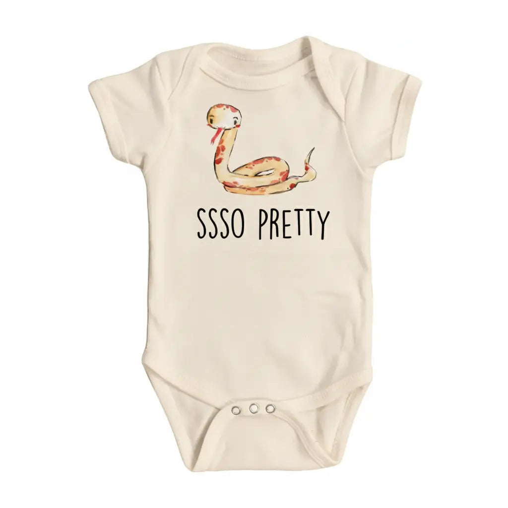 Snake Pretty - Baby Boy Girl Clothes Infant Bodysuit Funny Cute Newborn  Funny Cute Onesie® | North Fork Forager LLC