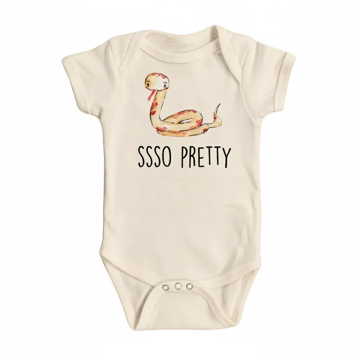 Snake Pretty - Baby Boy Girl Clothes Infant Bodysuit Funny Cute Newborn  Funny Cute Onesie® | North Fork Forager LLC