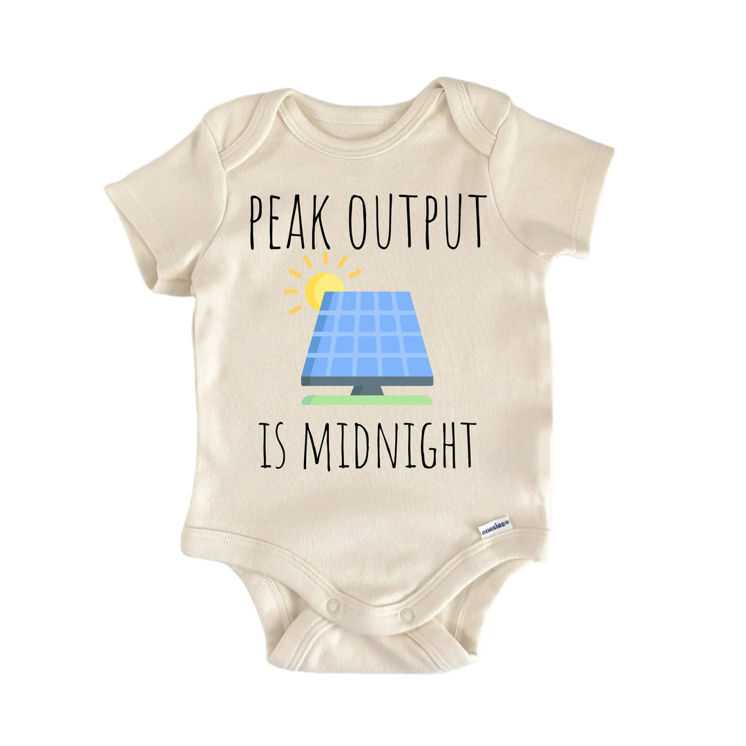 Solar Panel Energy Green - Baby Bodysuit  Funny Cute Onesie® | North Fork Forager LLC