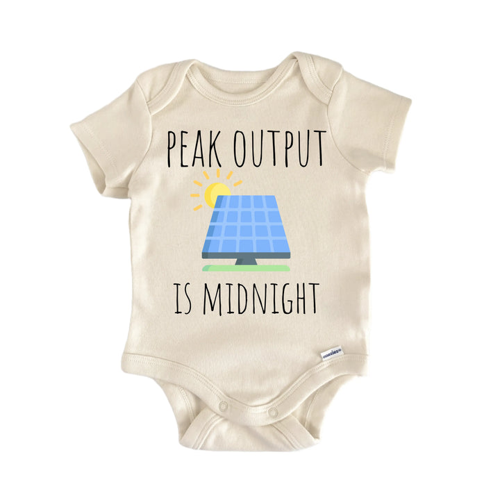 Solar Panel Energy Green - Baby Bodysuit  Funny Cute Onesie® | North Fork Forager LLC
