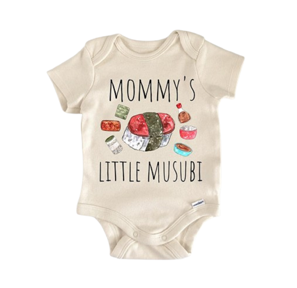 Spam Musubi Hawaii Hawaiian - Baby Boy Girl Clothes Infant Bodysuit Funny Cute Newborn  Funny Cute Onesie® | North Fork Forager LLC
