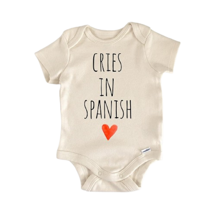 Spanish Mexican - Baby Boy Girl Clothes Infant Bodysuit Funny Cute Newborn  Funny Cute Onesie® | North Fork Forager LLC
