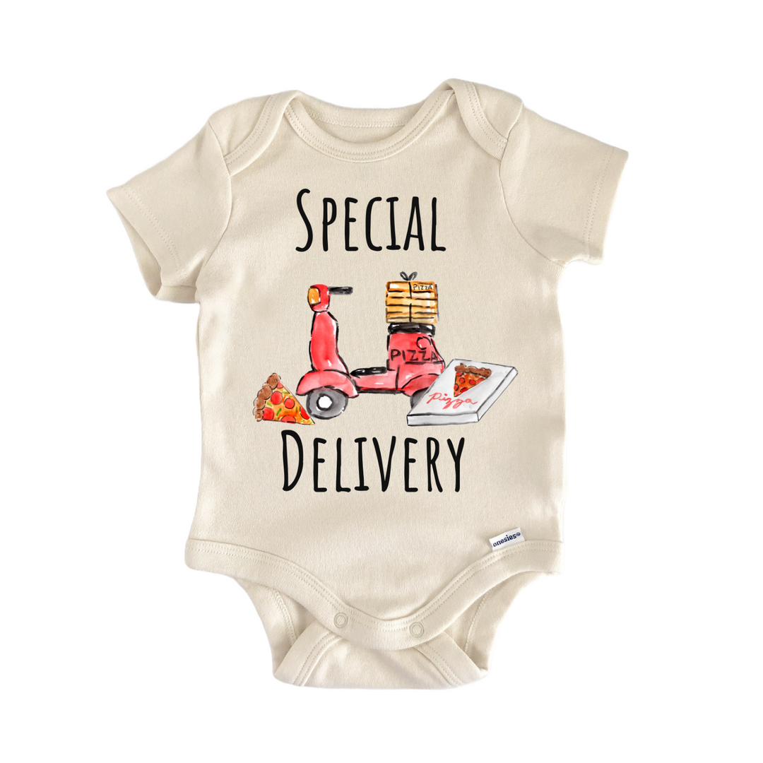 Special Delivery Pizza Foodie Italian Baby Gift Baby Bodysuit
