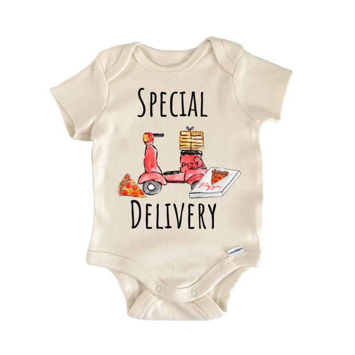 Special Delivery Pizza Foodie Italian Baby Gift Baby Bodysuit