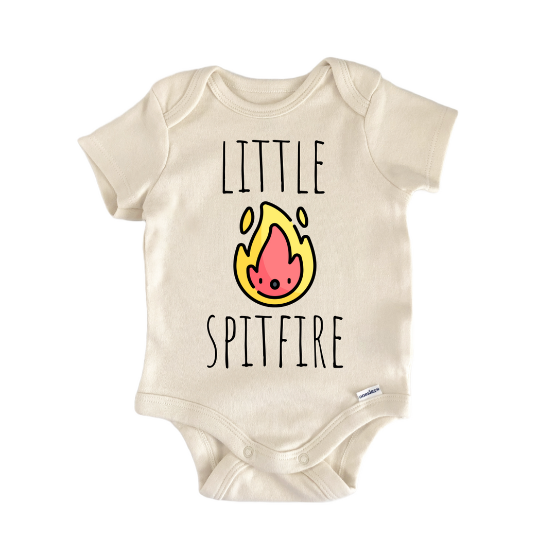 Spitfire Fire - Baby Bodysuit  Funny Cute Onesie® | North Fork Forager LLC