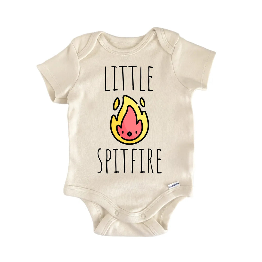 Spitfire Fire - Baby Bodysuit  Funny Cute Onesie® | North Fork Forager LLC