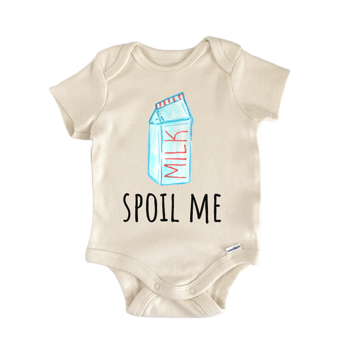 Spoil Me Milk Dairy Farmer Newborn Gift Baby Onesie®
